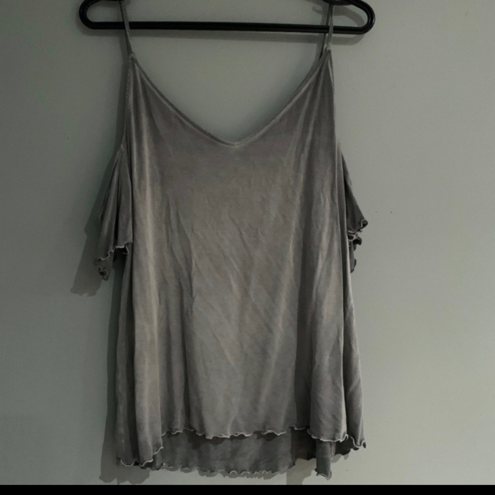 Cold shoulder soft and sexy top